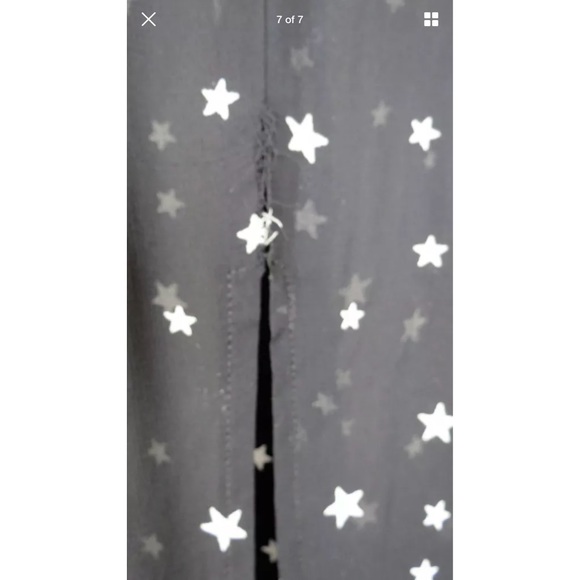 Reformation Charlie black stargazer stars dress - Picture 7 of 7